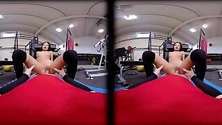 VRConk Petite girl poked by fat cock at the gym VR Porn