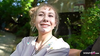 GERMAN SCOUT - FIRST Rectal CREAMPIE Fuck-fest FOR TINY TEEN JULIA JUICE AT DATE